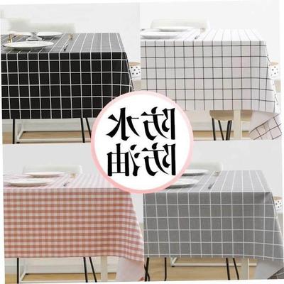 Tablecloth Waterproof Table Cover Cloth Round Rectangular