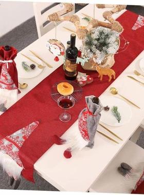 christmas decoration Rudolph table flag tablecloth placemat