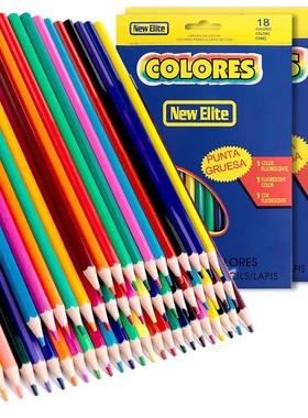 Oil colored pencil students draw 24 color pencils by hand