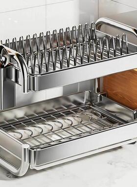 dish drying rack storage kitchen cup holder organizer洗碗架