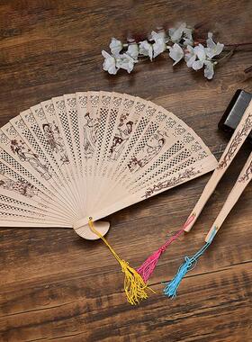 Chinese souvenir China traditional wood fan tourist gift