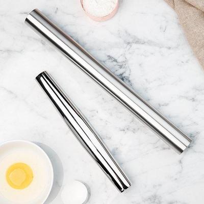 Stainless Steel Rolling Pin Cookie Pastry Dough baking tool