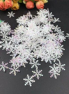 300pcs/lot Christmas Snowflakes Confetti Artificial Snow Xma