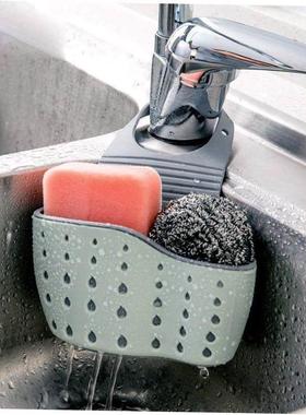 Sink Shelf Soap Sponge Drain rack Kitchen Organizer Holder