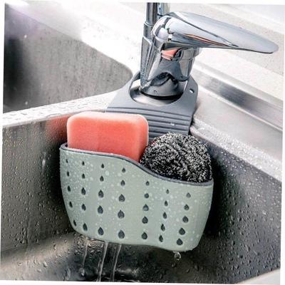 Sink Shelf Soap Sponge Drain rack Kitchen Organizer Holder