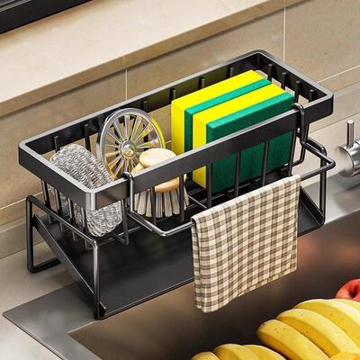Kitchen storage rack, cloth storage, drain rack, non perfora