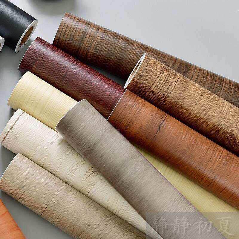 Table paper sticker self-adhesive wallpaper imitation wood