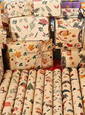Christmas wrapping paper,Mini Roll,Gift paper wrapper