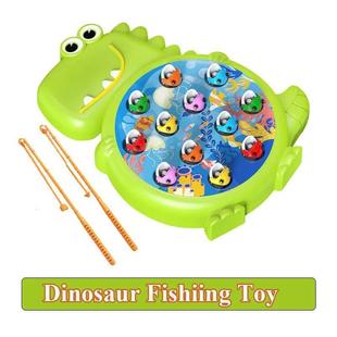 Fishing Toys Play Dinosaur Game Magnetic Rod for Simple