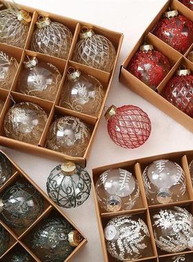 1box Christmas Balls Christmas Tree Ornaments Ball Xmas Hang