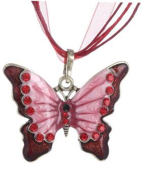 覆古choker热民族风格蝴蝶合金项炼