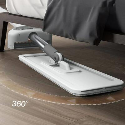 Hands Free Flatbed Mop Household Lazy Floor Mop Tool Large C