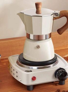 Glass coffee pot coffee with coffee filter cup coffee filte