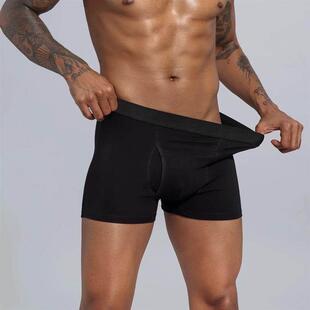 Mens Short Cotton Underwear Underpants Boxer Boxers Long Men