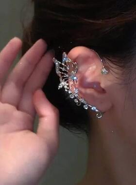 Korean Elf Butterfly Ear Cuff Without Piercing Clip Earrings