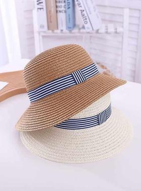 Summer Cool Hat Parent-Child Big Rim Hat Sunscreen Sun Hat M