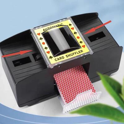 Automatic Card Shuffling Machine 1/2 Decks Electric Poker Ca