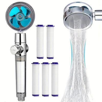 High-Pressure Shower Head Handheld Turbo Fan Showerhead With