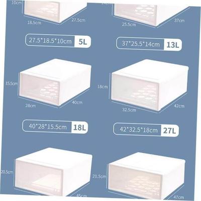 clutter storage box shoes drawer cabinet organizer wardrobe