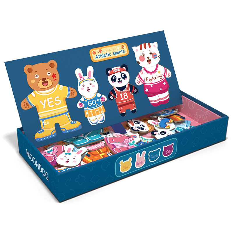 现货速发Chile's Eduio ys Maget Buildig Blos Puzzle