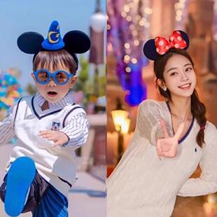可爱米老鼠发箍儿童米奇魔法帽发款 箍男童去迪斯尼游乐园拍照头饰