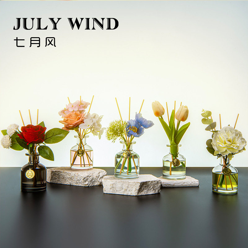 无火香薰持久留香精油香氛干花艺摆件厕所卫生间栀子花空气清新剂