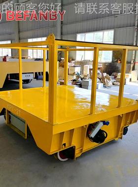 拖TIR电缆0T防爆式1轨平板车车间工业道地短距离过跨电动有轨车平