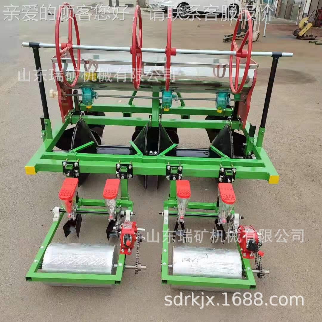 四肥轮带起垄蔬谷菜子播种机施ULG播种一体机高粱油菜精车播机滴