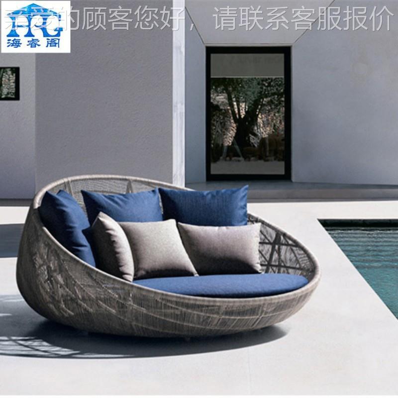 户家具别墅花圆园外形遮C-013阳棚躺床阳台躺椅闲组合单休人懒人