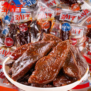 劲仔手撕肉干休闲解馋香辣小零食独立包装湖南特产风干鸭肉干食品