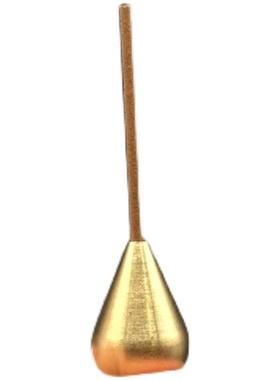 极速实心黄铜小水滴o香插 一炷香迷你袖珍小香插香底座单孔铜香插