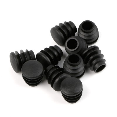 极速10Pcs Black Plastc Furnture LegF Plug Blankng End Cap Bu