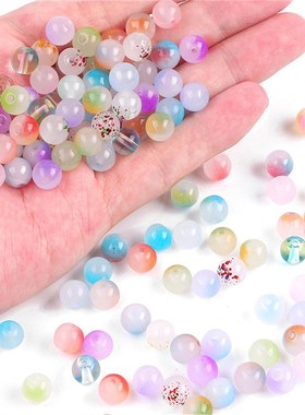 极速12mm Summerk Jelly Beads Half Sugar Bubble Double Combin