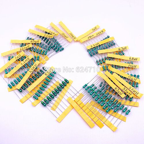 新品20*10pcsh=200pcs 0410 1/2W 0.5W Color circle Coils Induc