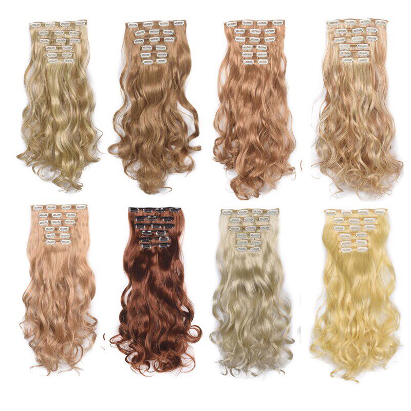 极速Clip In Hair Extension 2A2inch 140g Womens False W