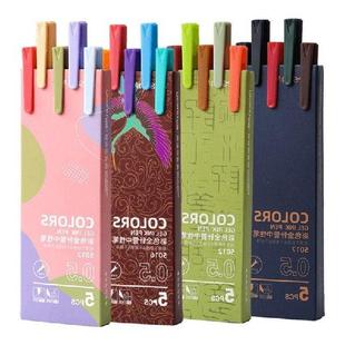 Gel Retractable Pen 05mm Tip 极速Morandi UtrRafine Color