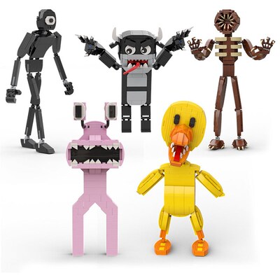 极速NEW Rainbow Friends Building Blocks ALnime Game Characte