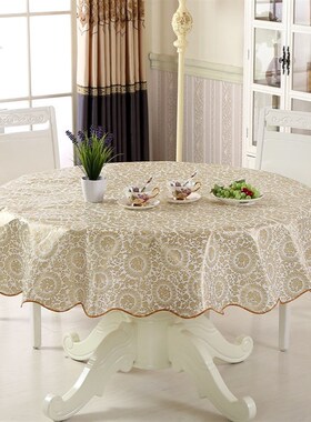 极速PEVA round table shop material cloth rouPnd tablecloth w