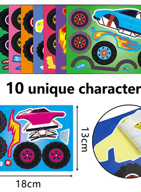 极速10/20Sheets Truck StickersA Make Your Own Truck Stickers