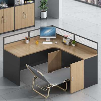 极速新品公司职员桌加大办公桌工位办公室带休息S床办公桌屏风卡