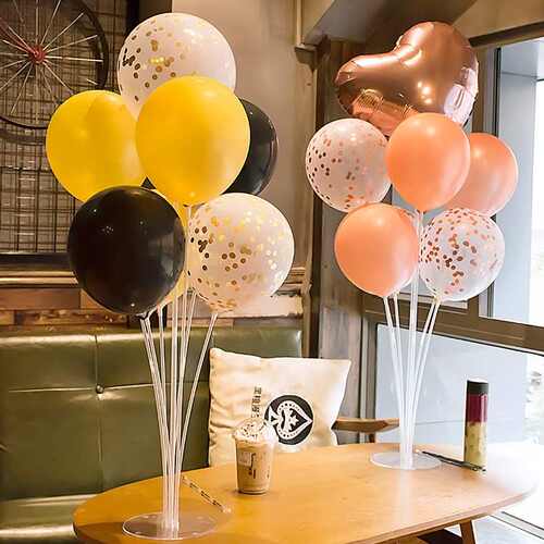 新品Birthday party decroration transparent balloon set up co