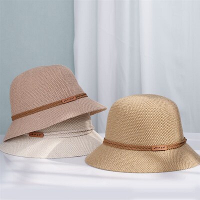 极速2022 NEWg Womens Straw Hats Panamas UV Protection Sun Vi