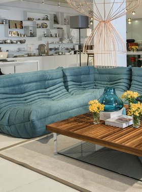 极速凿材猫Lfigne Roset设计师家具休闲组合写意空间毛毛虫懒人沙