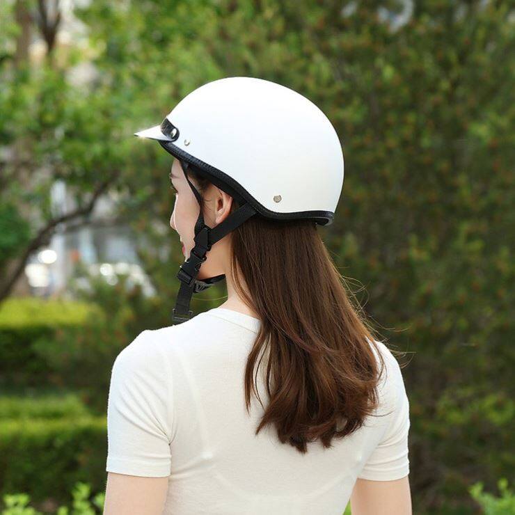 极速电动摩托车男女士可爱半盔四季轻便式电瓶车T帽新品上市头盔