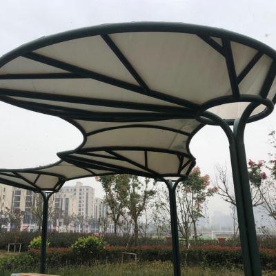 极速户外风e景区膜结构景观棚 膜结构张拉膜棚雨棚 公园凉亭遮阳