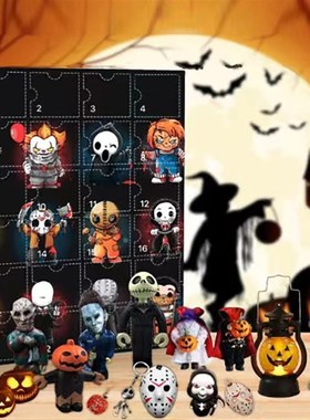 极速Hallcoween Doll Advent Calendar Conta 24 Gifts, Hallowee