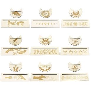 Card Holder for 极速Wicbcan Tarot Wooden Moon Sha Decoration