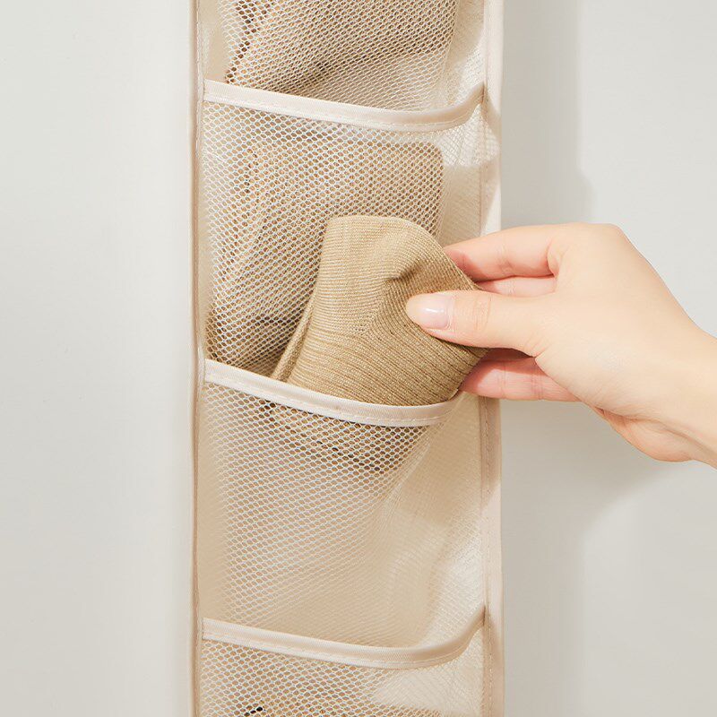 极速袜子收纳袋衣柜门后壁挂内裤内D衣丝袜挂墙置物挂袋墙挂式神