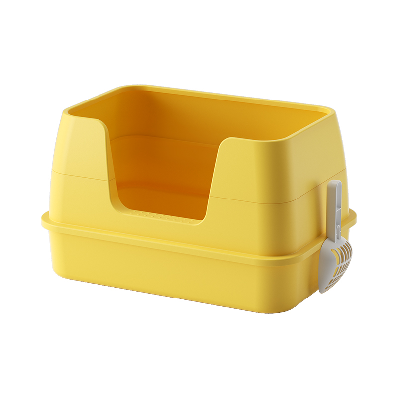 极速猫砂盆超大号半封闭猫v厕所大号猫沙盆子全开放式猫屎盆盘猫