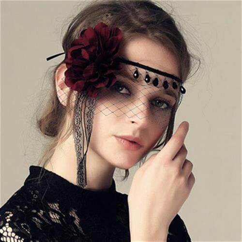 新品Half Face Wana HaSlloween Masqiuerade high qTuality blac